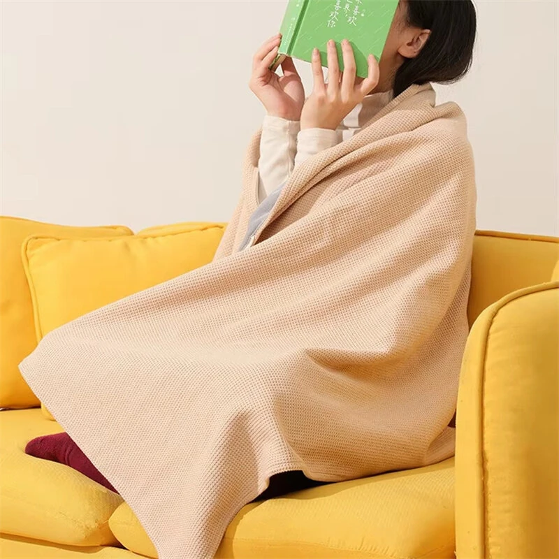 (image for) TENGOO Electric Heating Shawl USB Charging Warm Blanket Portable Outdoor Camping Thermostatic Single Quilt 150*80CM Mattress Office Sleeping Cover Nap